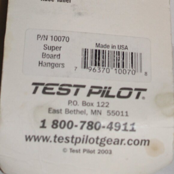 Test Pilot Performance Parts Super Board Hangers PN 10070 Made in USA Snowboard - Picture 7 of 8